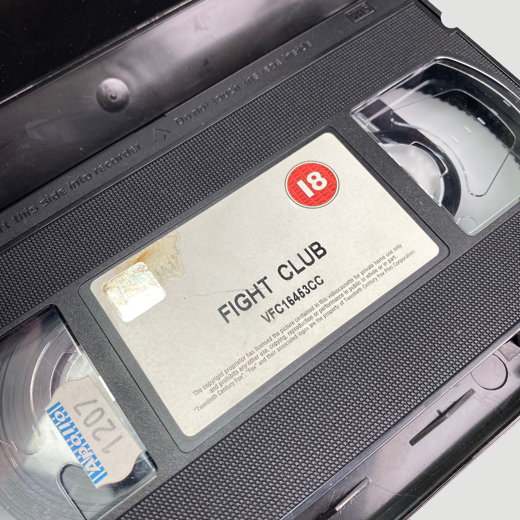 2000 Fight Club UK Ex-Rental VHS