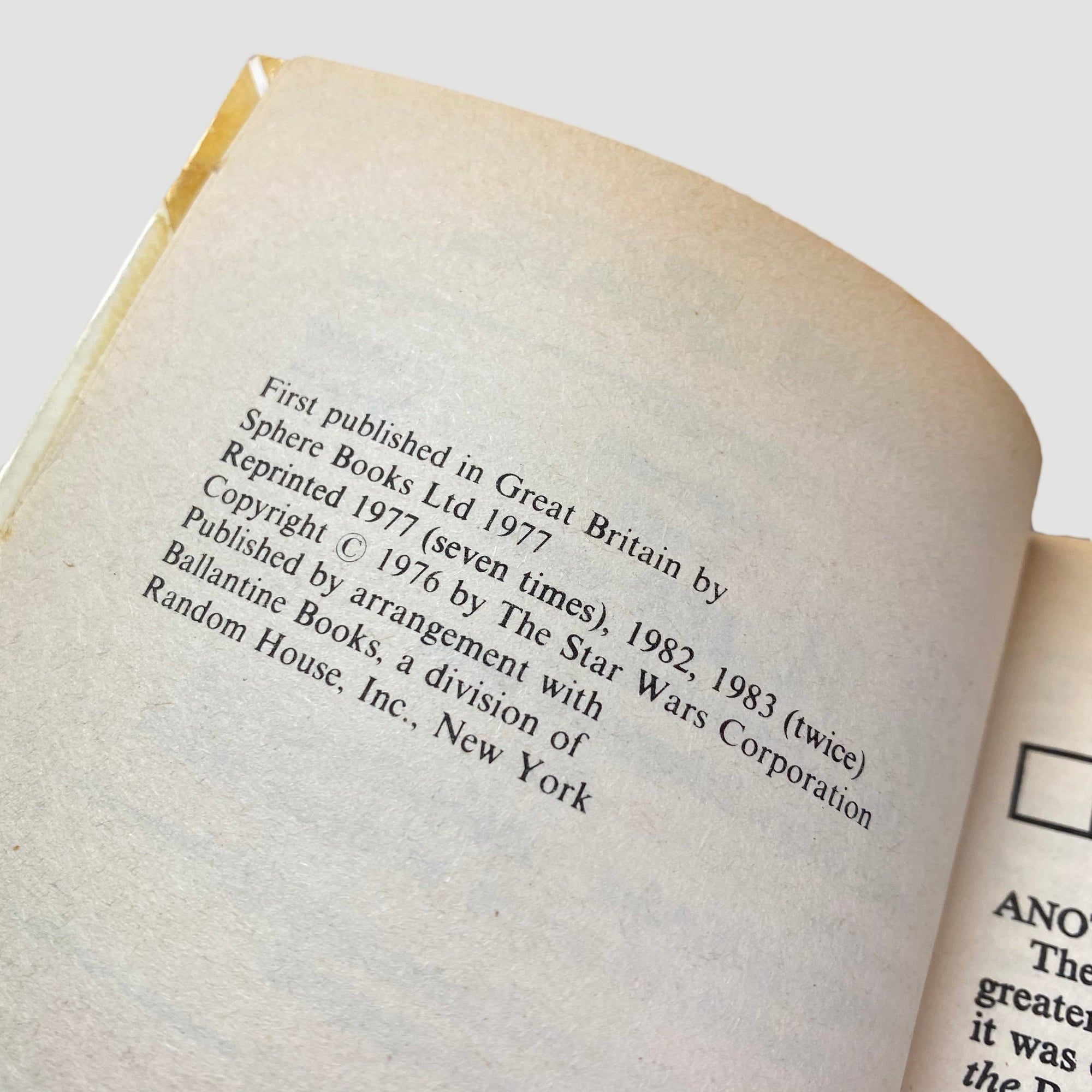 Early 80's Star Wars Novelisation Set