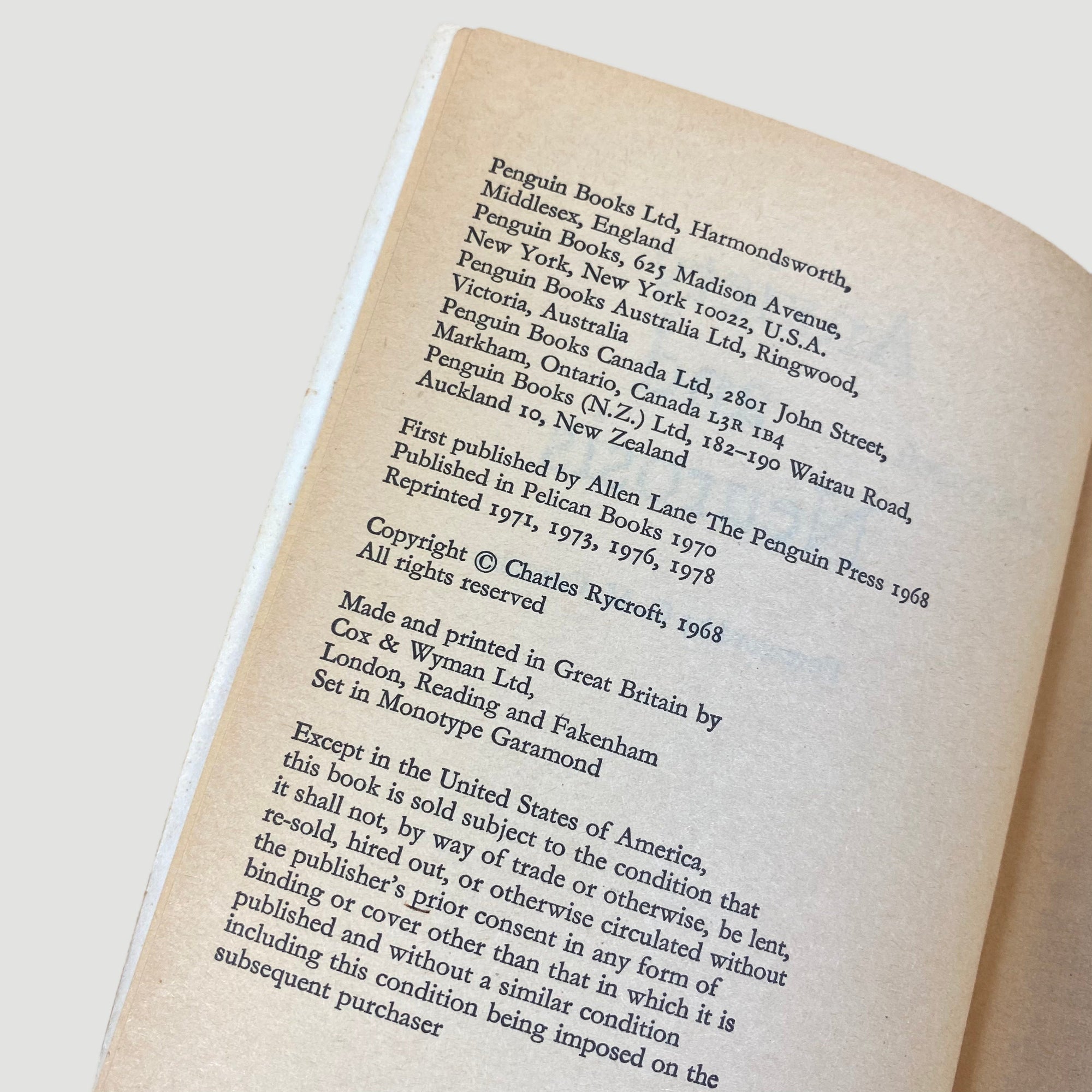 1978 Anxiety and Neurosis Charles Rycroft Pelican