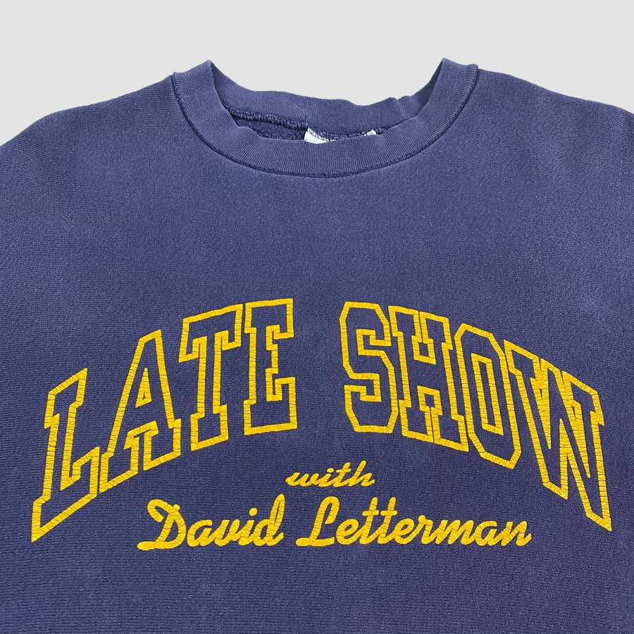 Mid 90's Late Show with David Letterman Sweatshirt