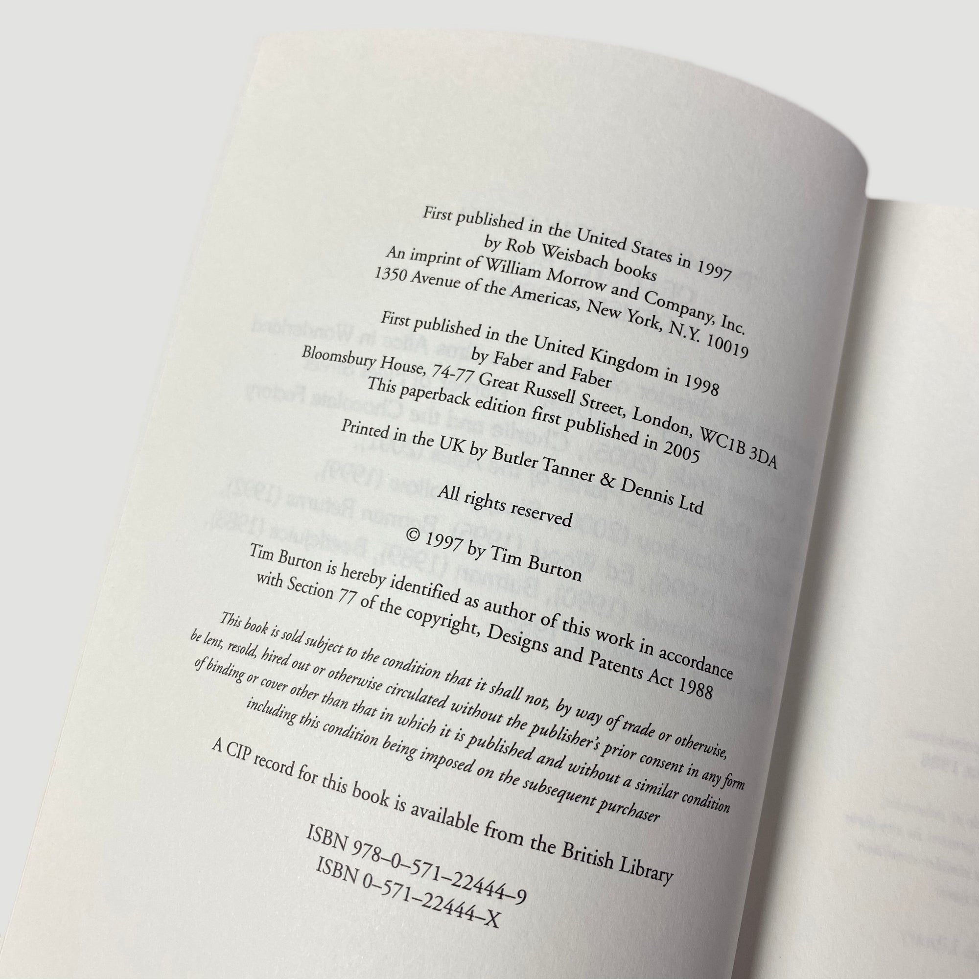 2005 Tim Burton The Melancholy Death of Oyster Boy