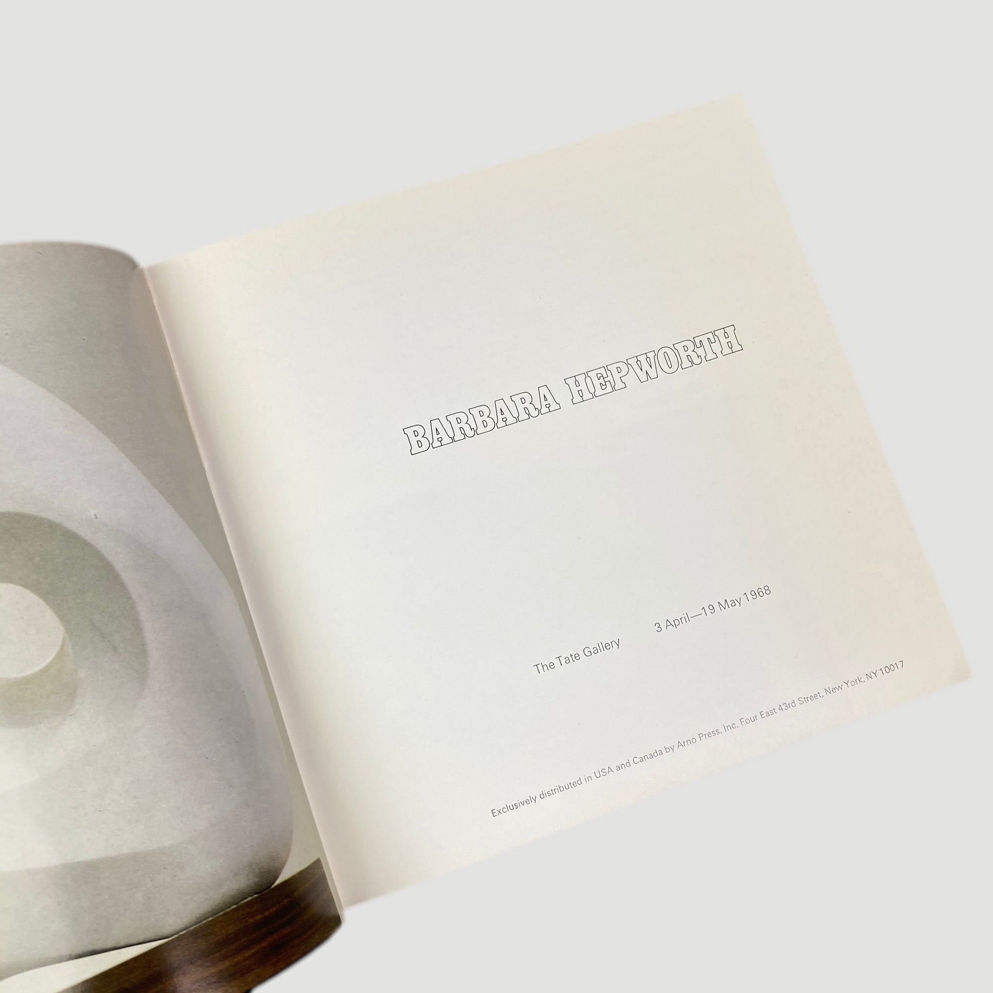 1968 'Barbara Hepworth. The Tate Gallery'