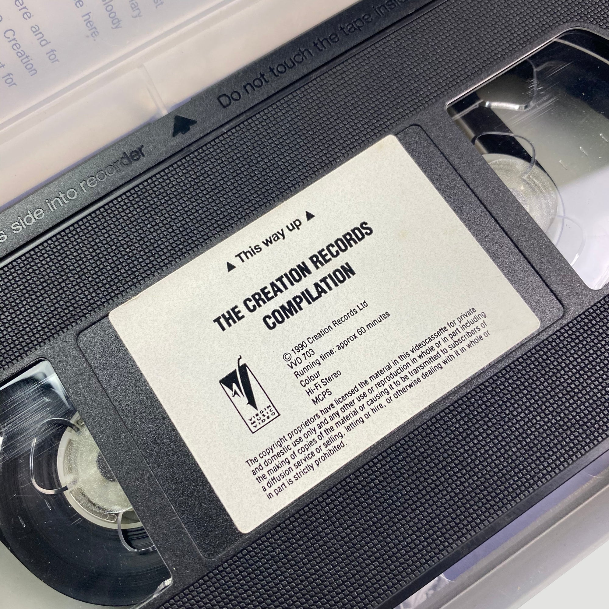 1990 The Creation Records Comp. Vol. 1 VHS
