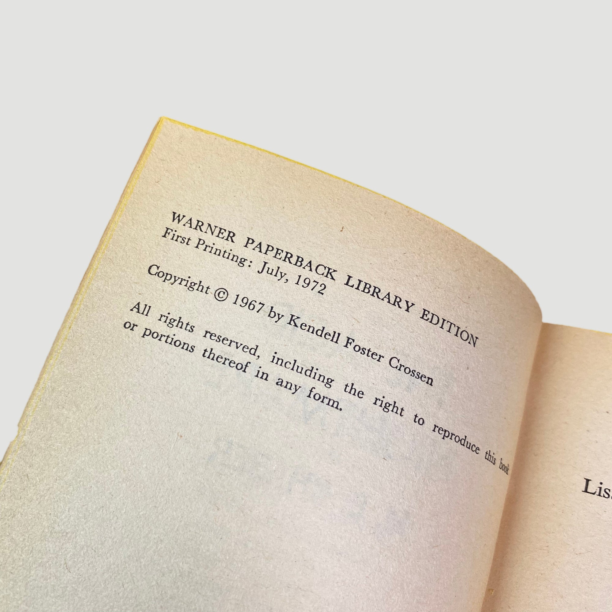 1972 The Acid Nightmare by M.E.Chaber