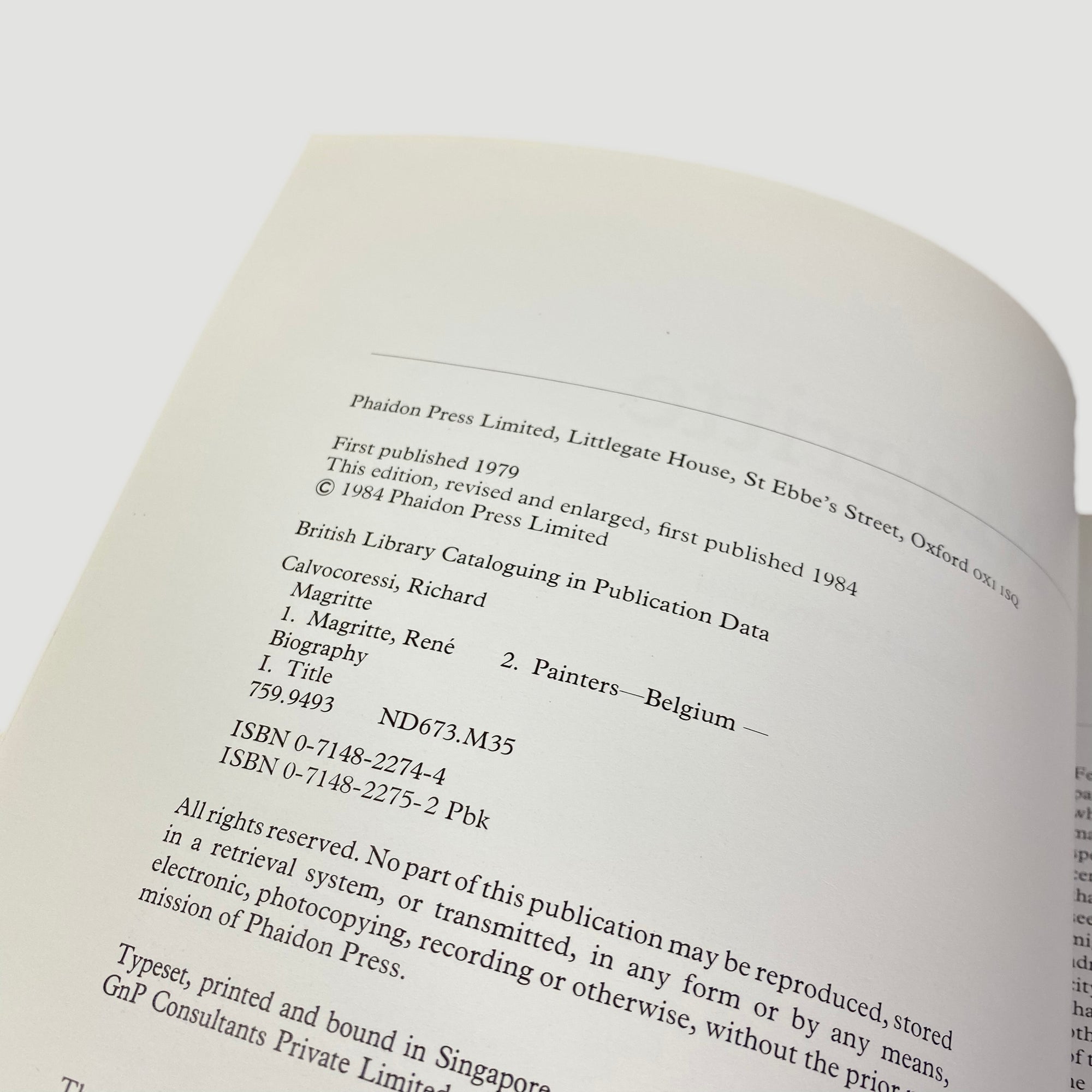 1984 Magritte by Richard Calvocoressi