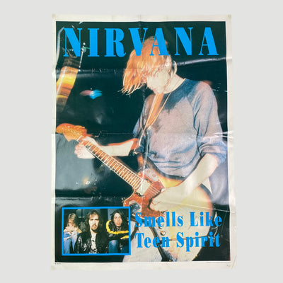 1992 Nirvana Smells Like Teen Spirit Door Poster