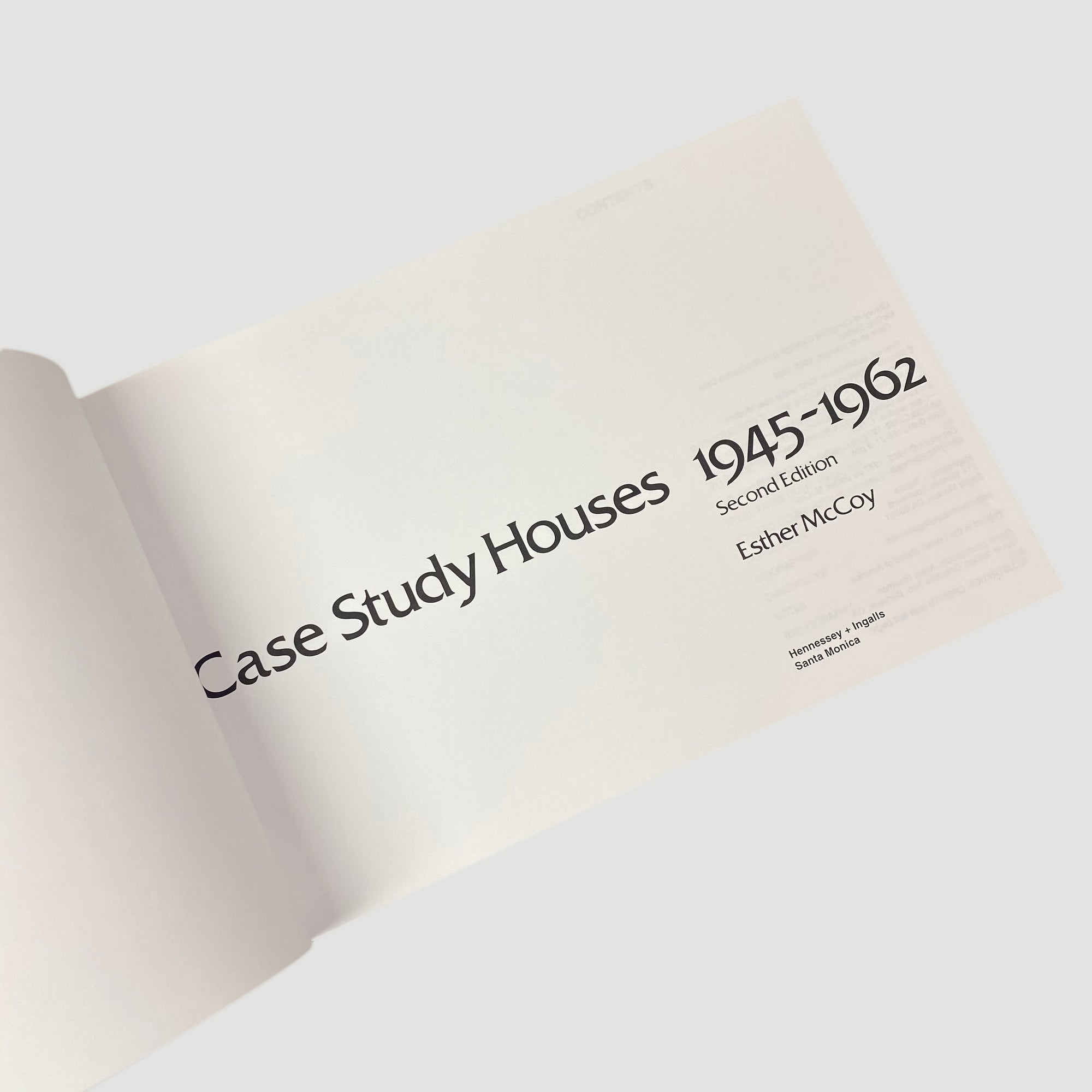1977 Esther McCoy 'Case Study Houses: 1945-1962'