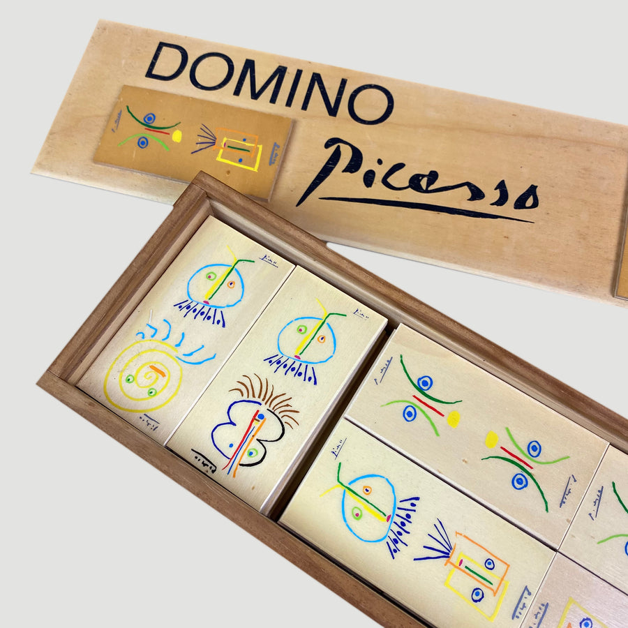 80's Picasso Wooden Domino Set