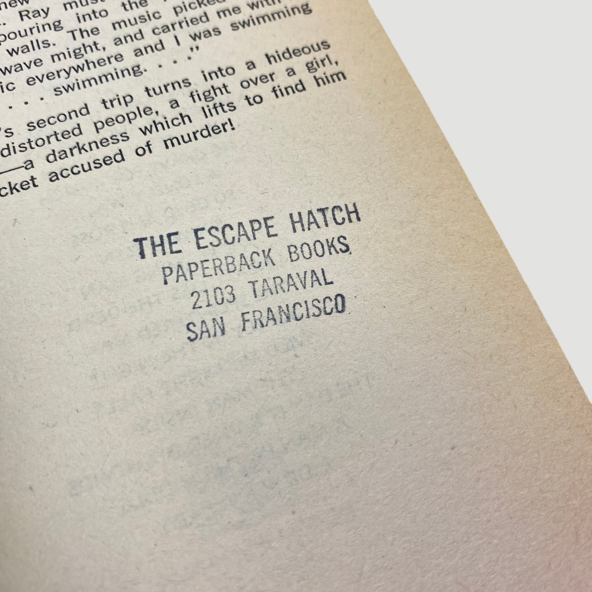1972 The Acid Nightmare by M.E.Chaber