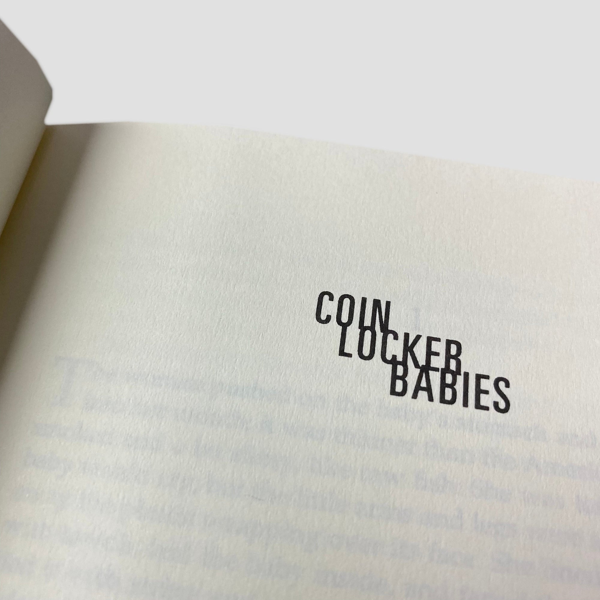 2002 'Coin Locker Babies' Ryu Murakami