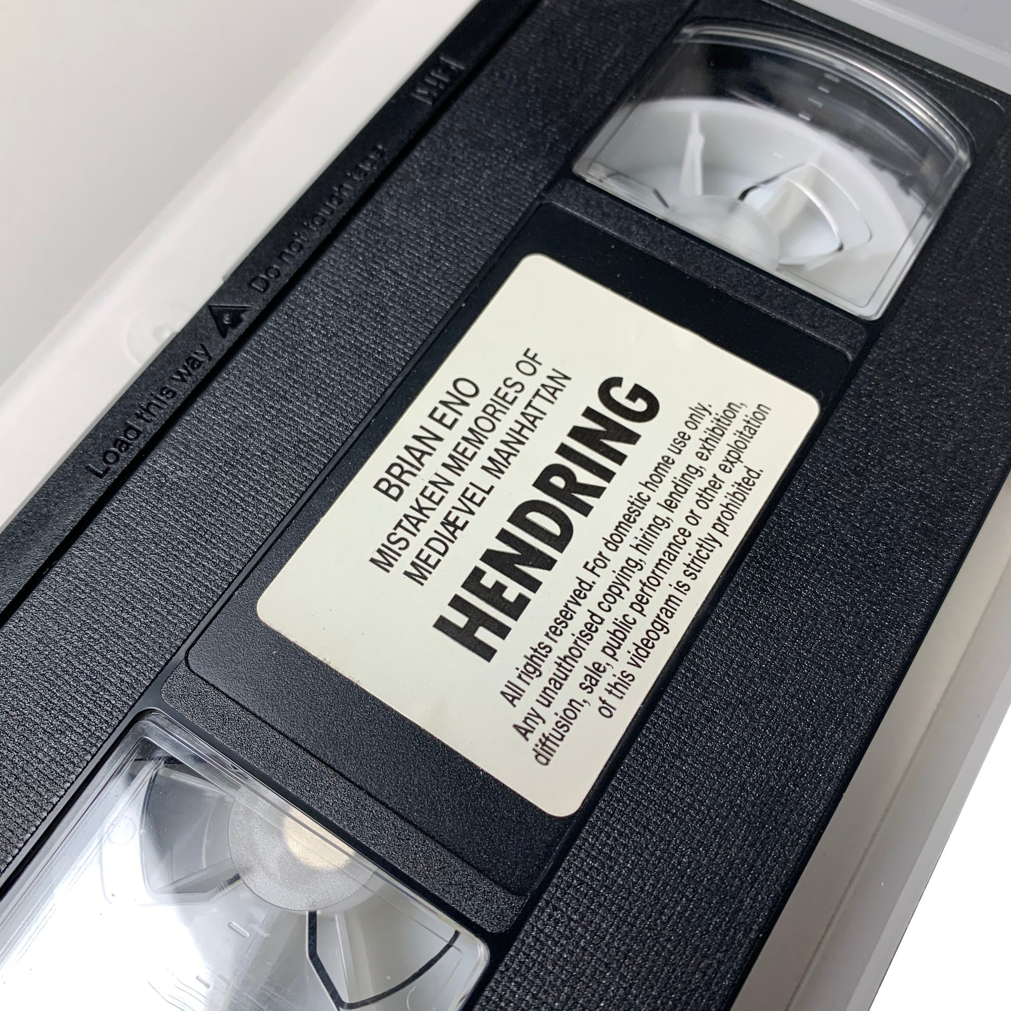 1987 Brian Eno 'Mistaken Memories of Mediaeval Manhattan' VHS