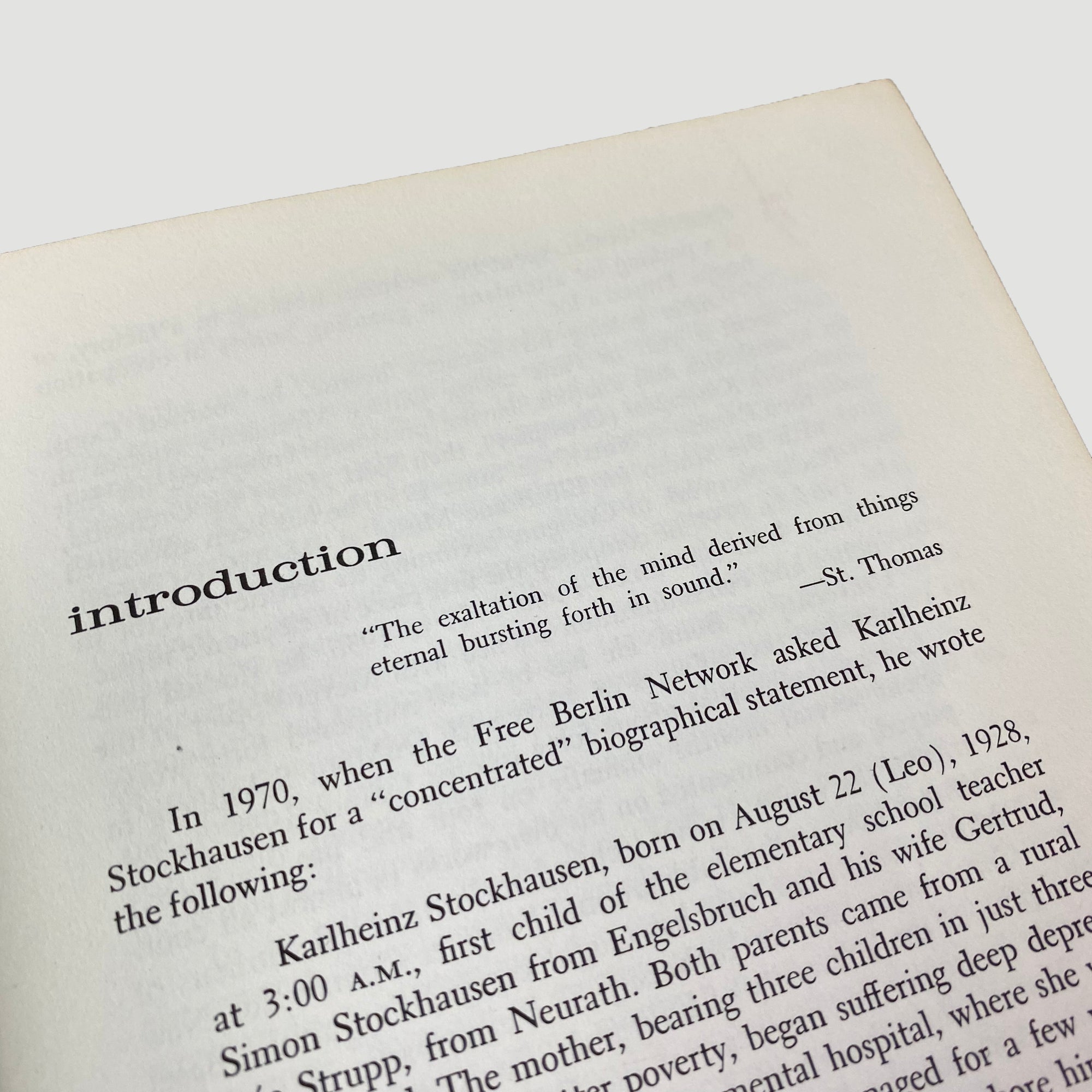 1974 Stockhausen Conversations with the Composer 1st