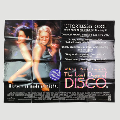 1998 The Last Days of Disco UK Quad Cinema Poster