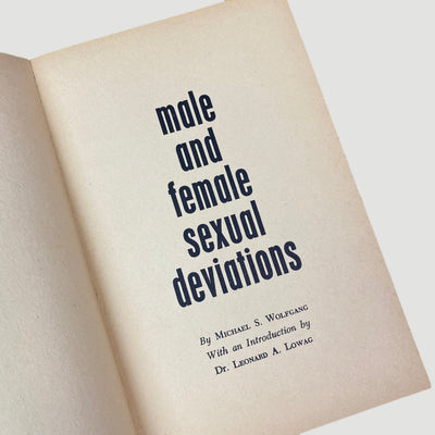 1964 Male and Female Sexual Deviations