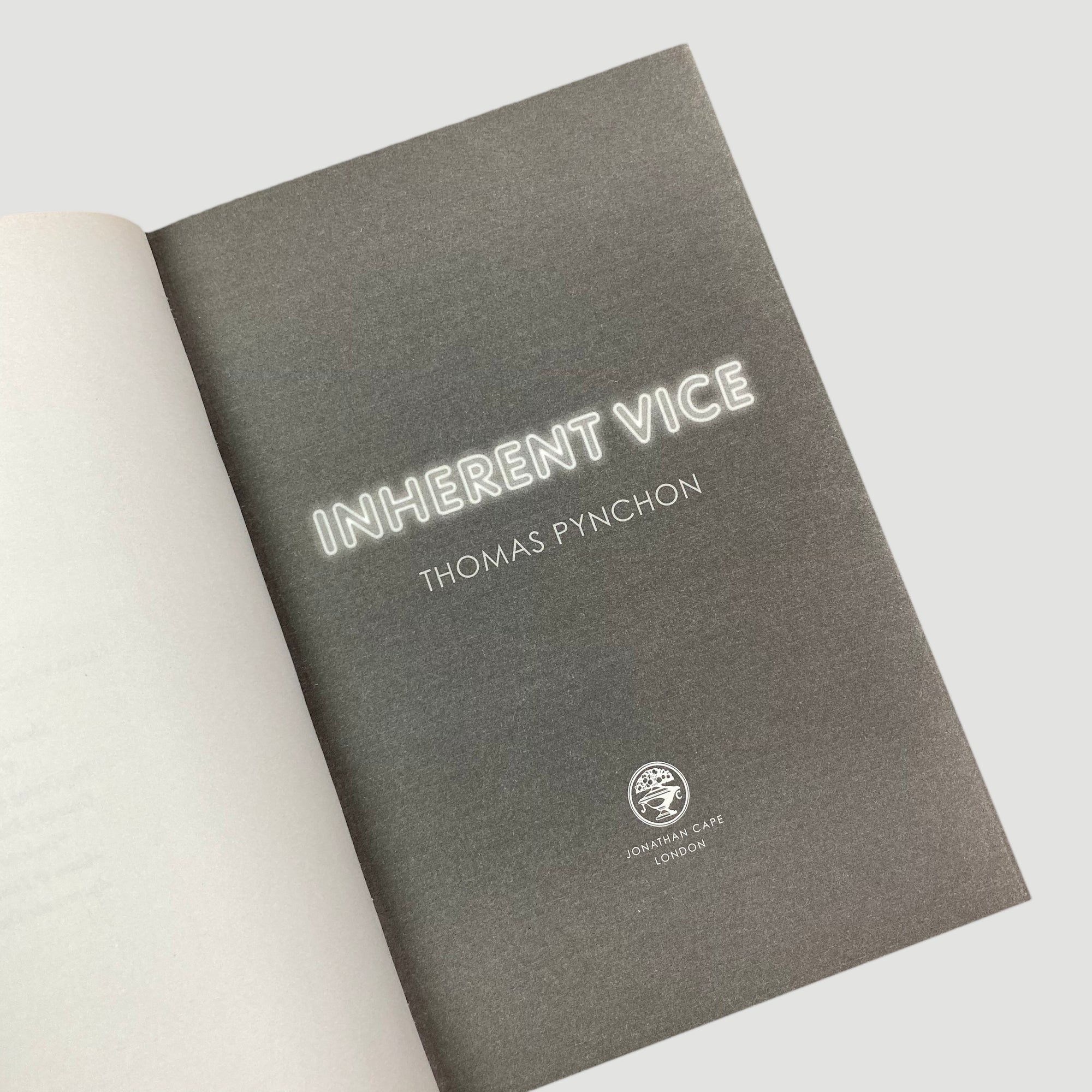 2009 Thomas Pynchon 'Inherent Vice' first edition
