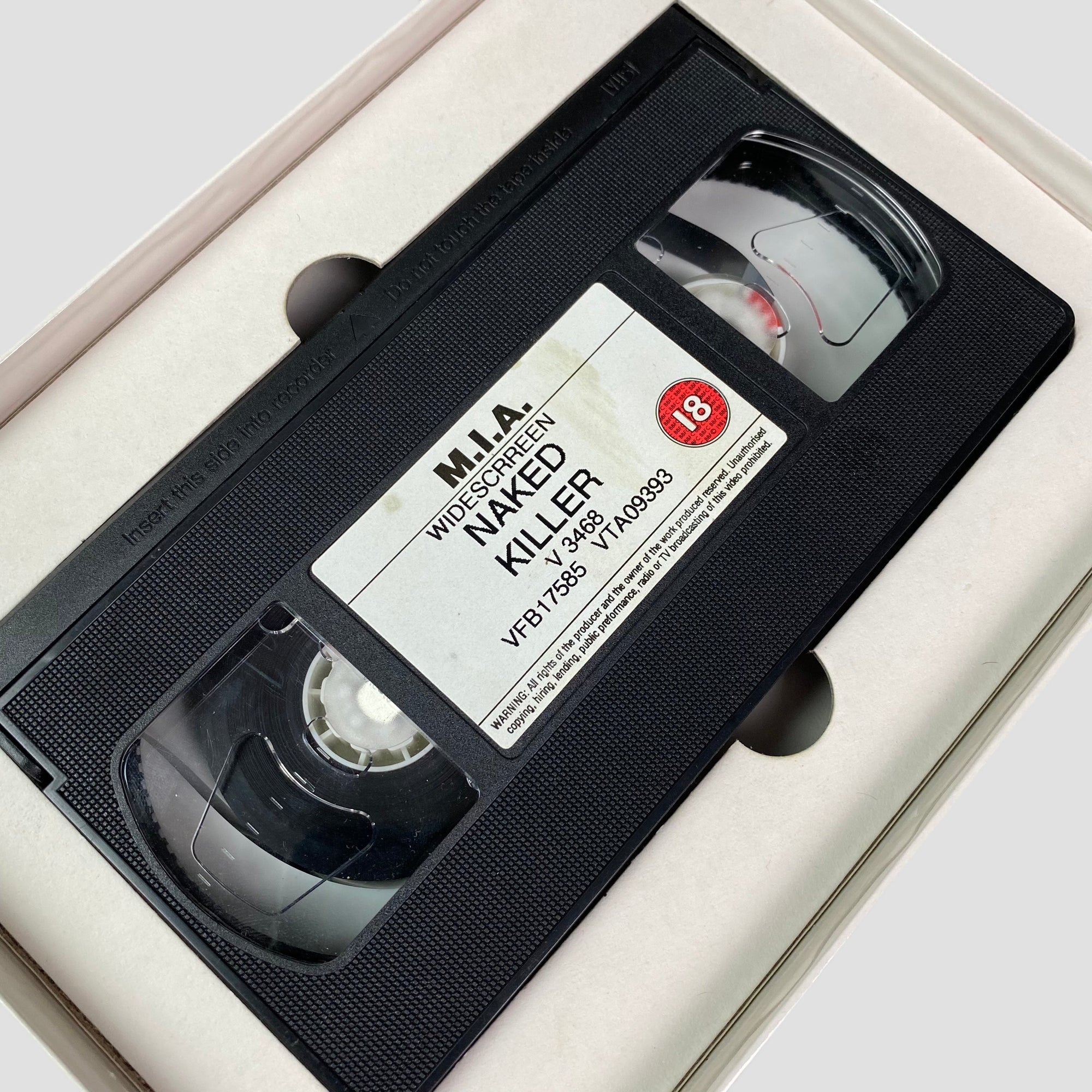 1996 Naked Killer Uncut VHS Special Edition Boxset
