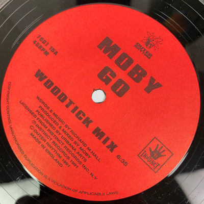 1991 Moby Go 12" Vinyl Single