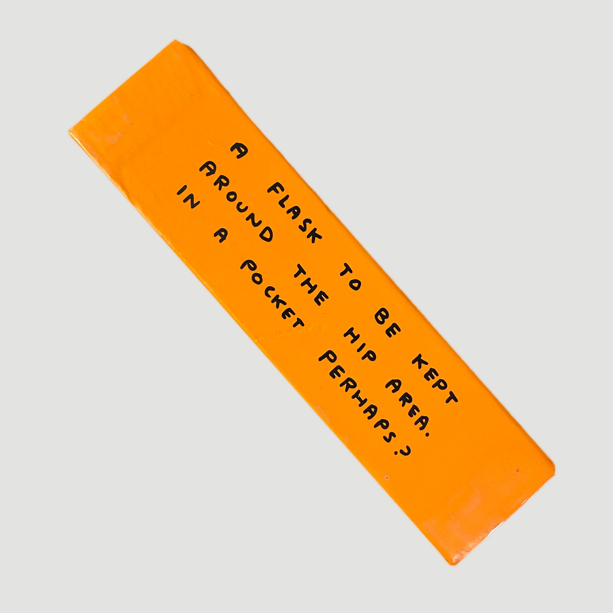 2016 David Shrigley Hip Flask