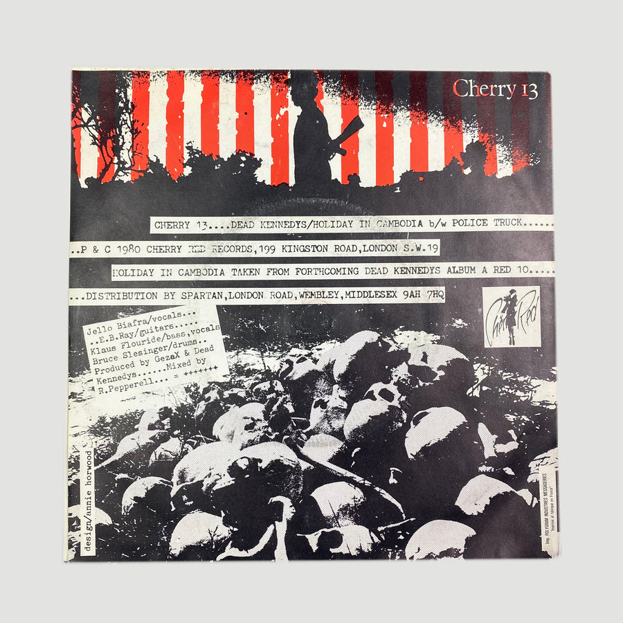 1980 Dead Kennedys 'Holiday In Cambodia' 7" Single