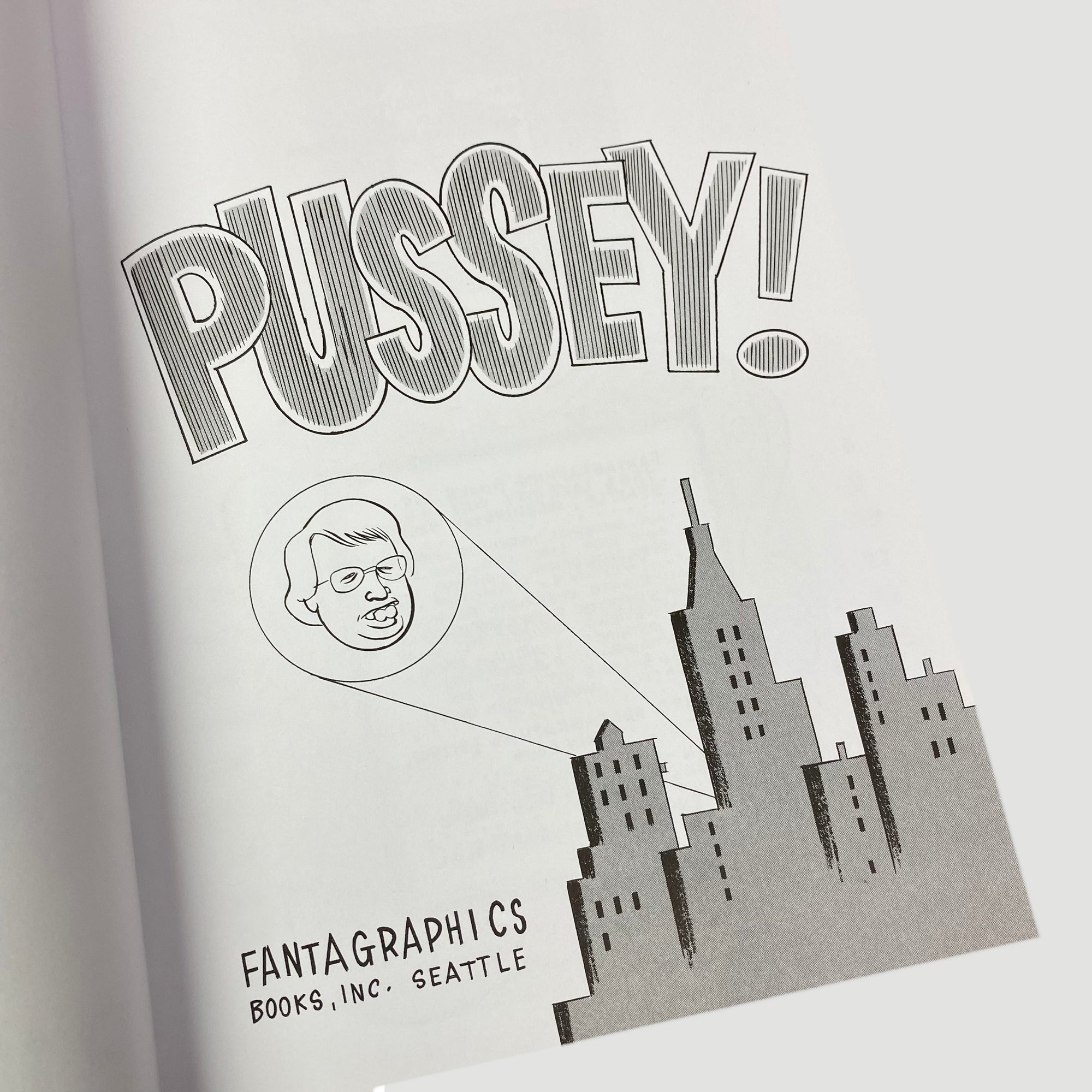 2006 Daniel Clowes 'Pussey!'