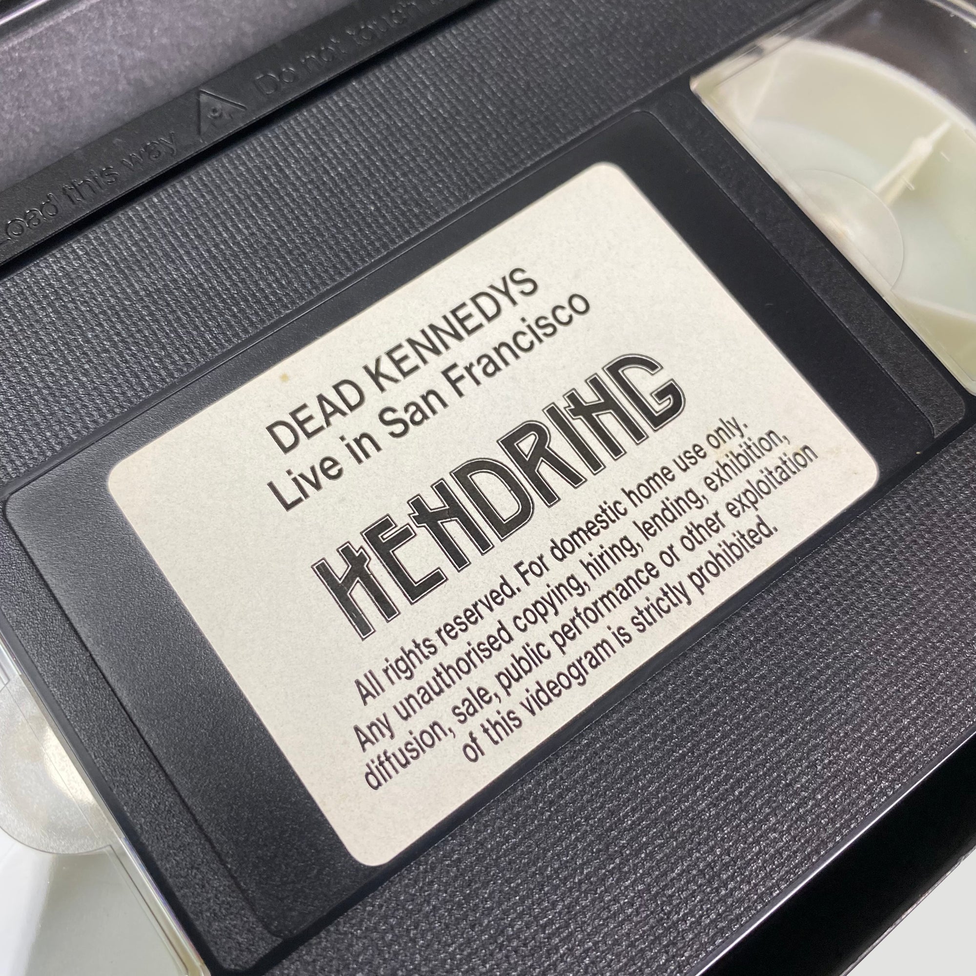 1985 Dead Kennedy's 'Live in San Francisco' VHS