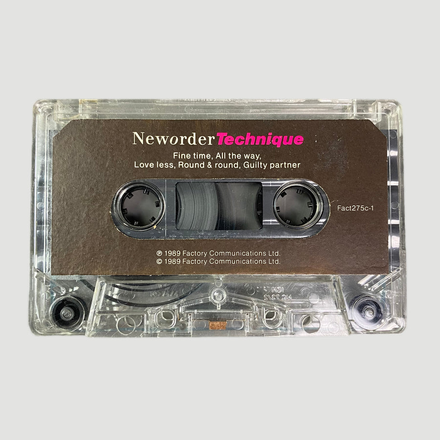 1989 New Order Technique Cassette