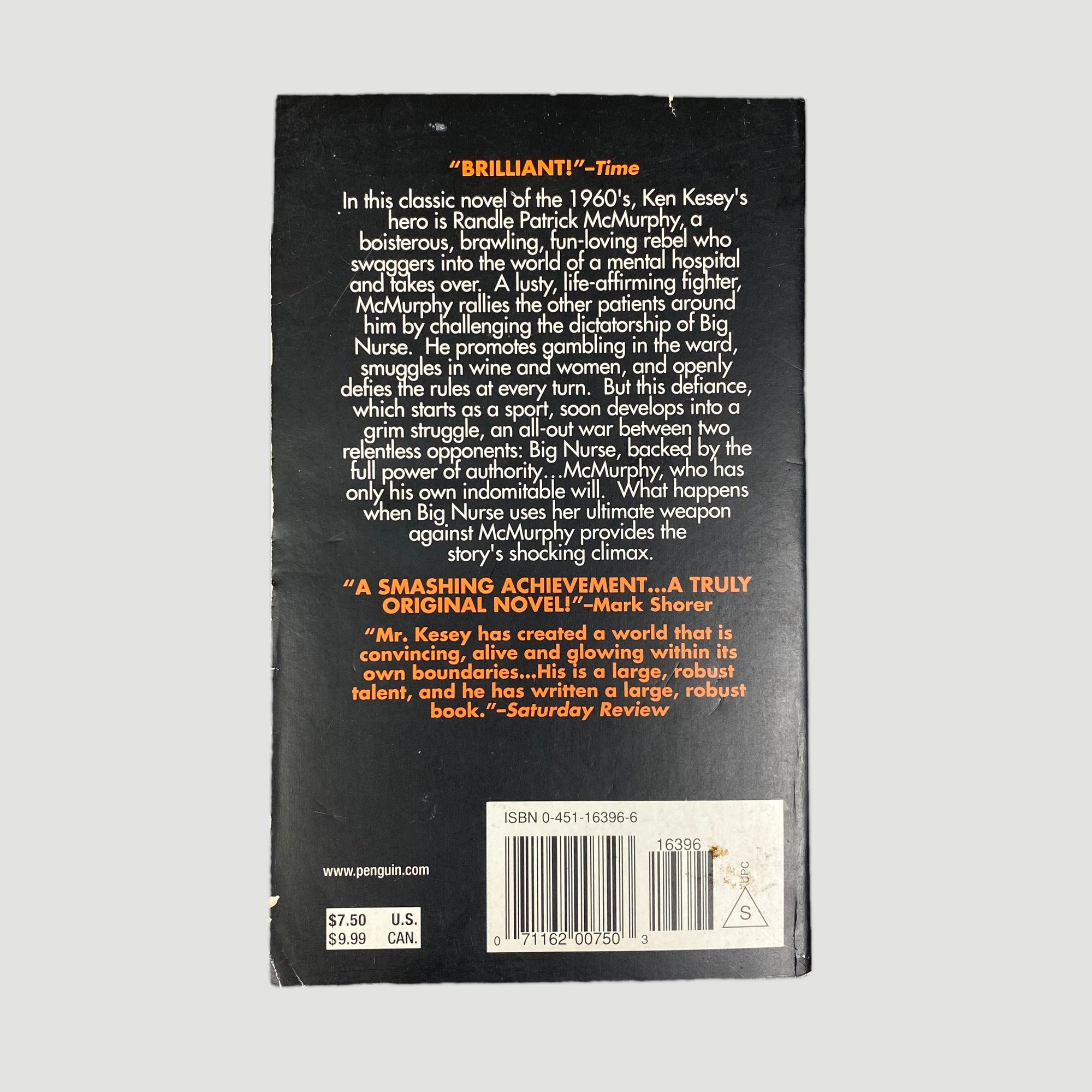 1962 Ken Kesey One Flew Over The Cuckoo's Nest