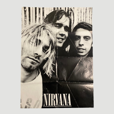 1992 Nirvana Reading Festival Door Poster