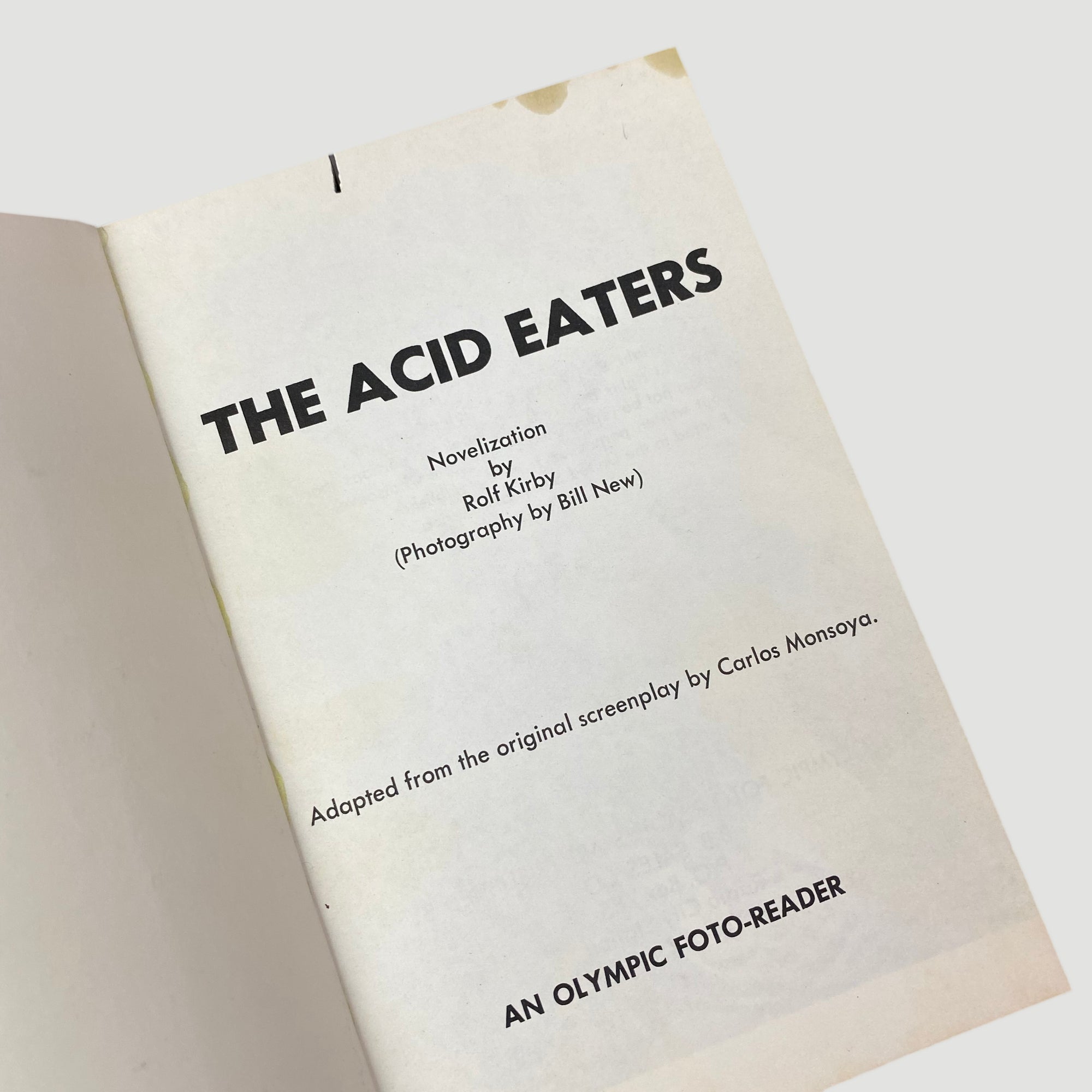 1968 Rolf Kirby 'The Acid Eaters'