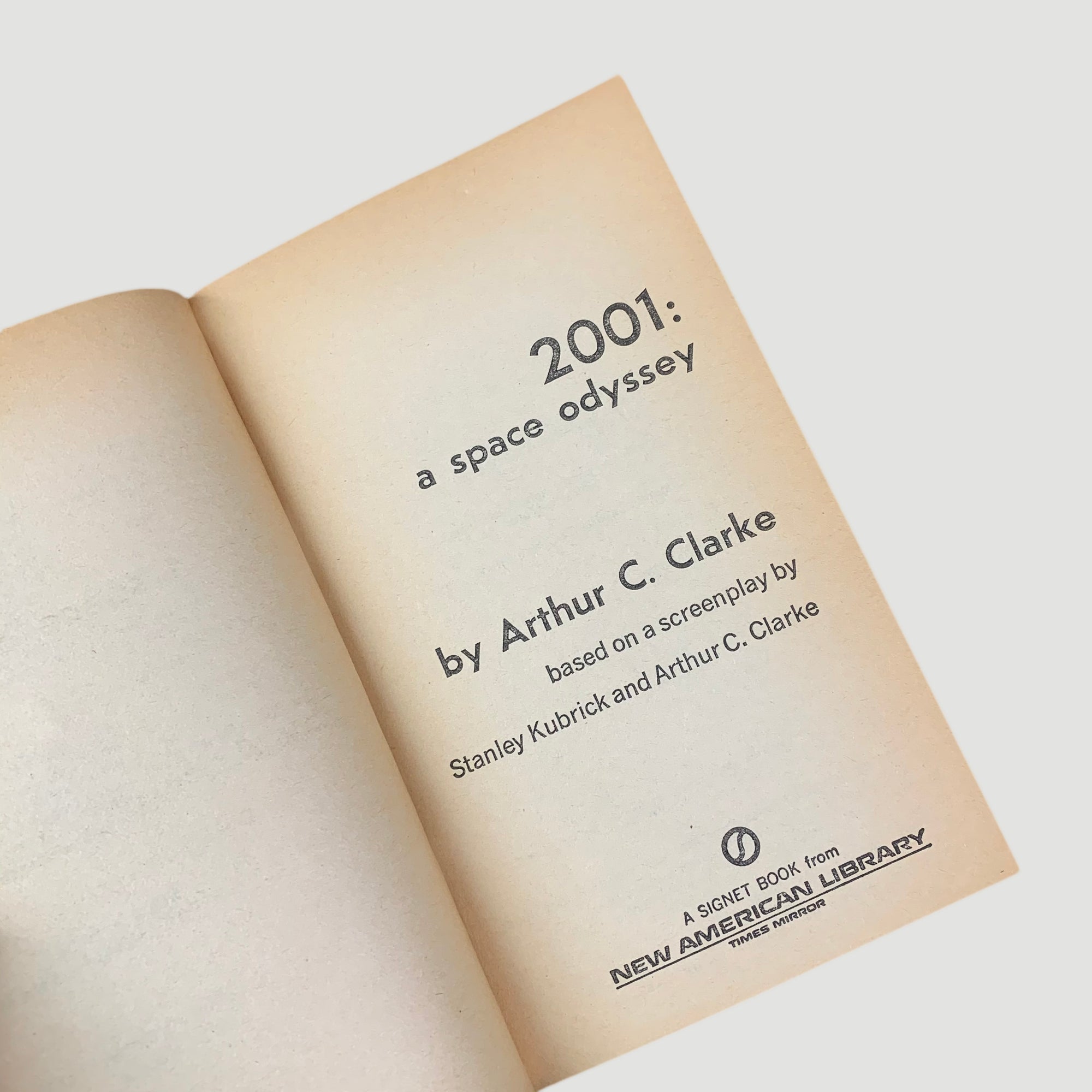 1968 Arthur C. Clarke '2001: A Space Odyssey'