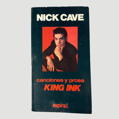 1990 Nick Cave King Ink Lyric & Prose Book