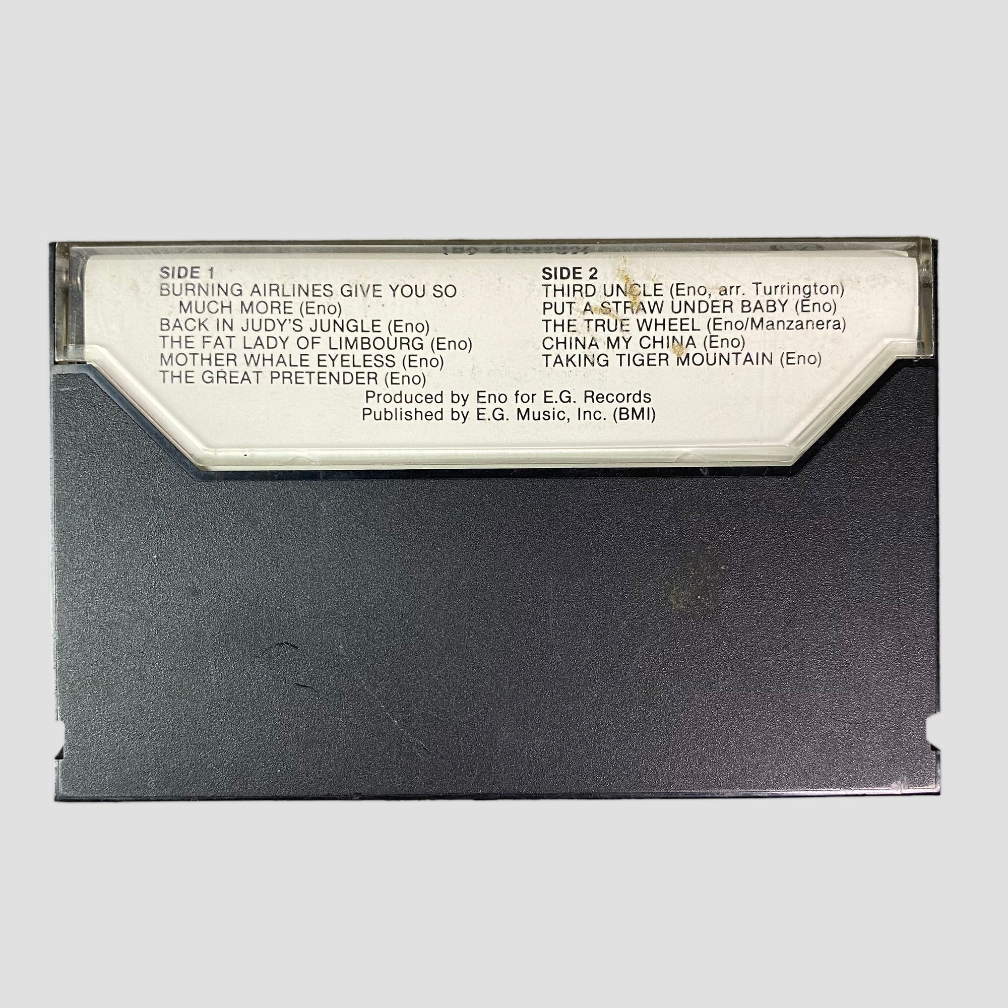 1980 Brian Eno Taking Tiger Mountain Cassette