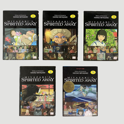 2005 Hayao Miyazaki 'Spirited Away' Volumes 1-5