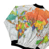 Early 90's Wearin' The World Globe Print Shell Jacket