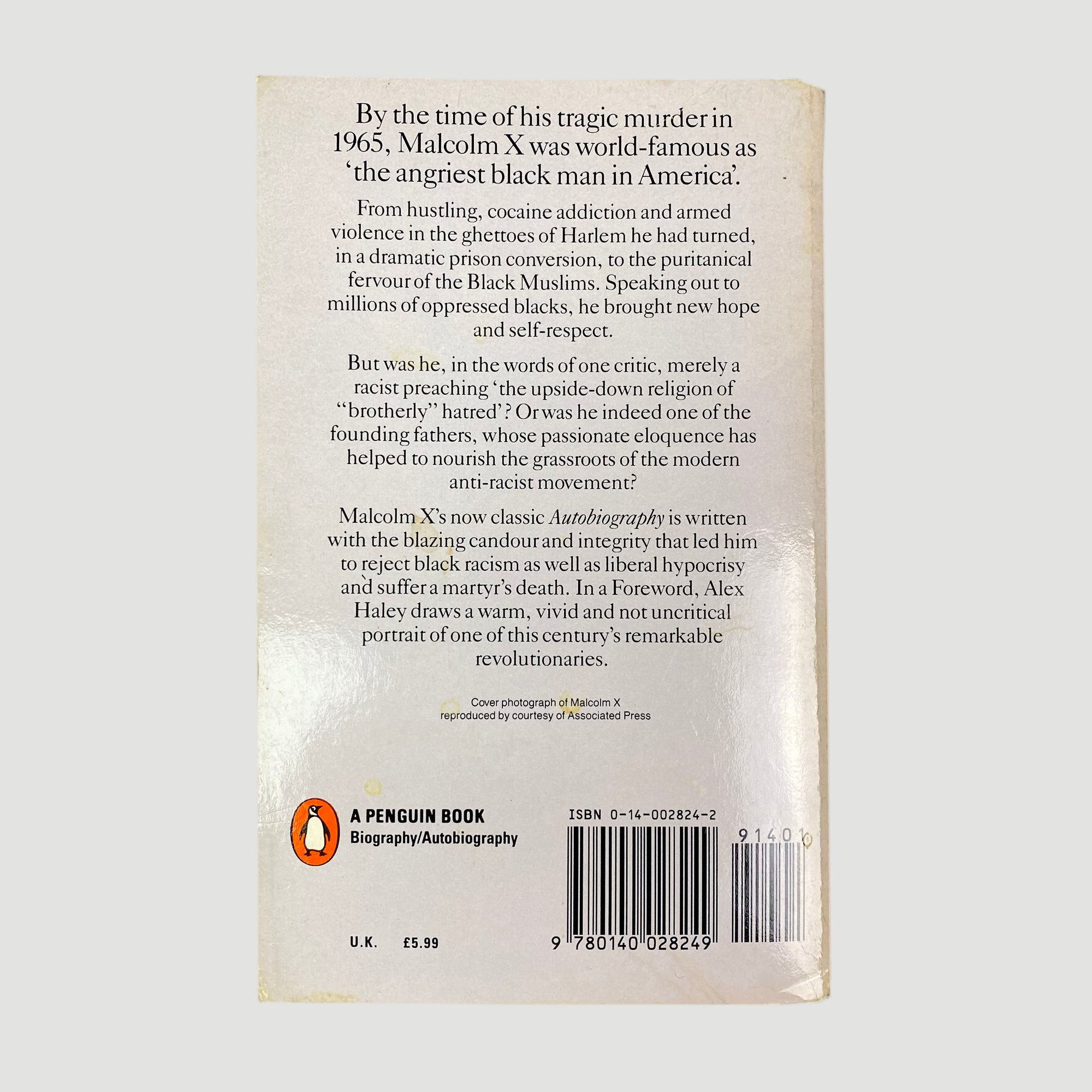 1968 'The Autobiography of Malcolm X'