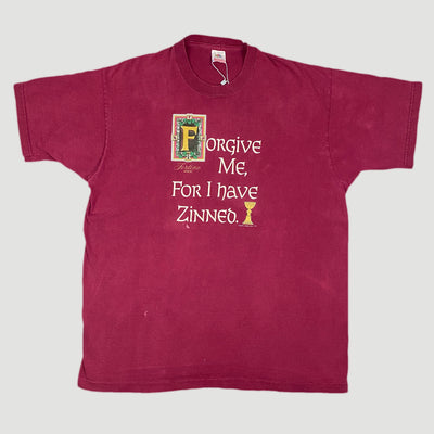 Mid 90's 'Forgive Me, For I Have Zinned' T-Shirt
