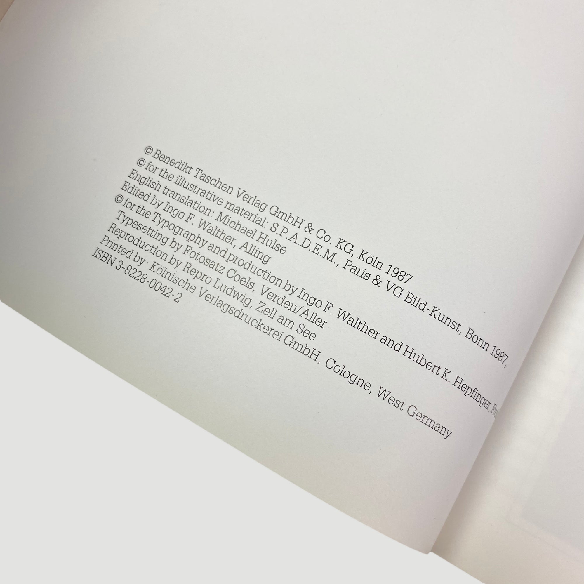 1987 Volkmar Essers 'Henri Matisse'