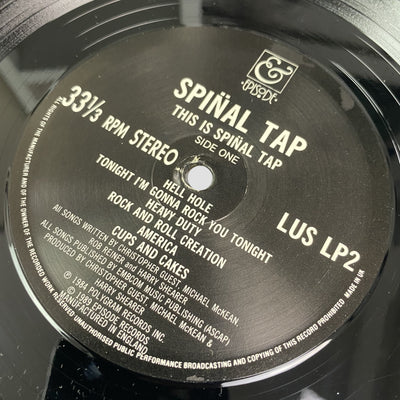 1989 Spinal Tap OST Soundtrack Vinyl LP