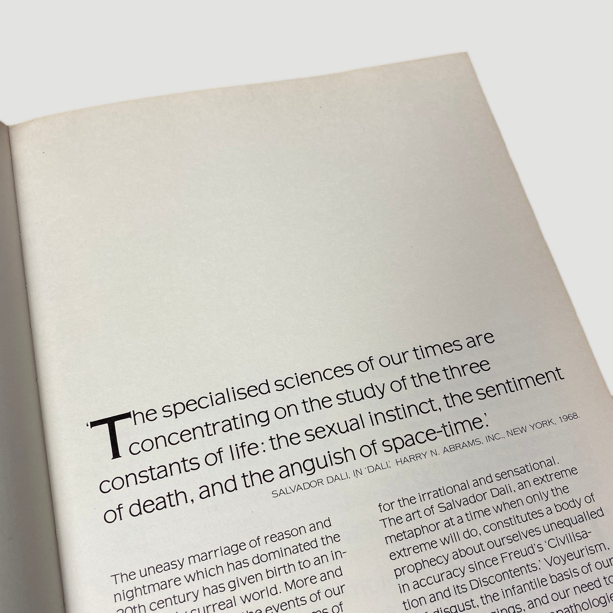 1974 ~Dali~ (Foreword by J.G. Ballard)