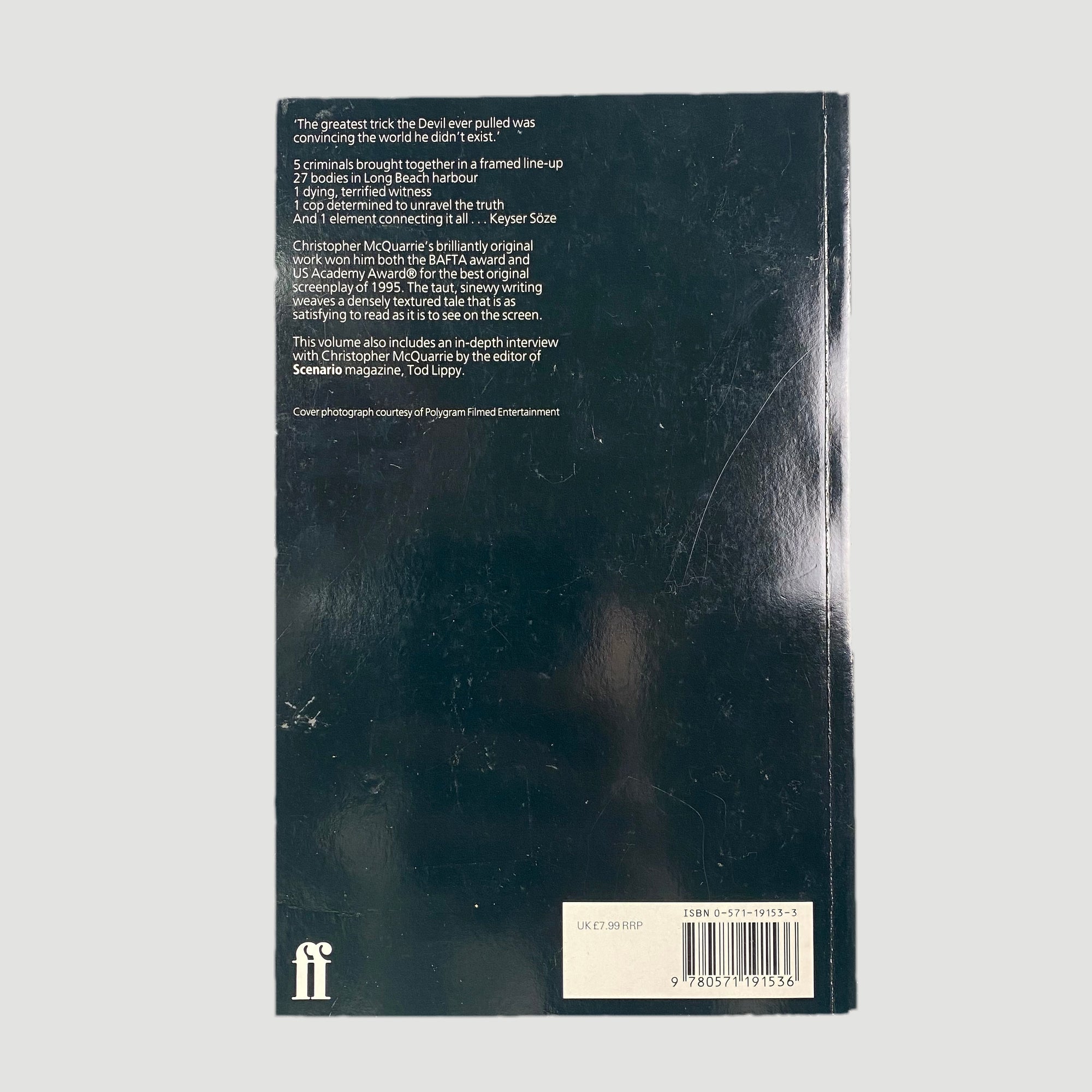 1996 Christopher McQuarrie 'The Usual Suspects' Screenplay