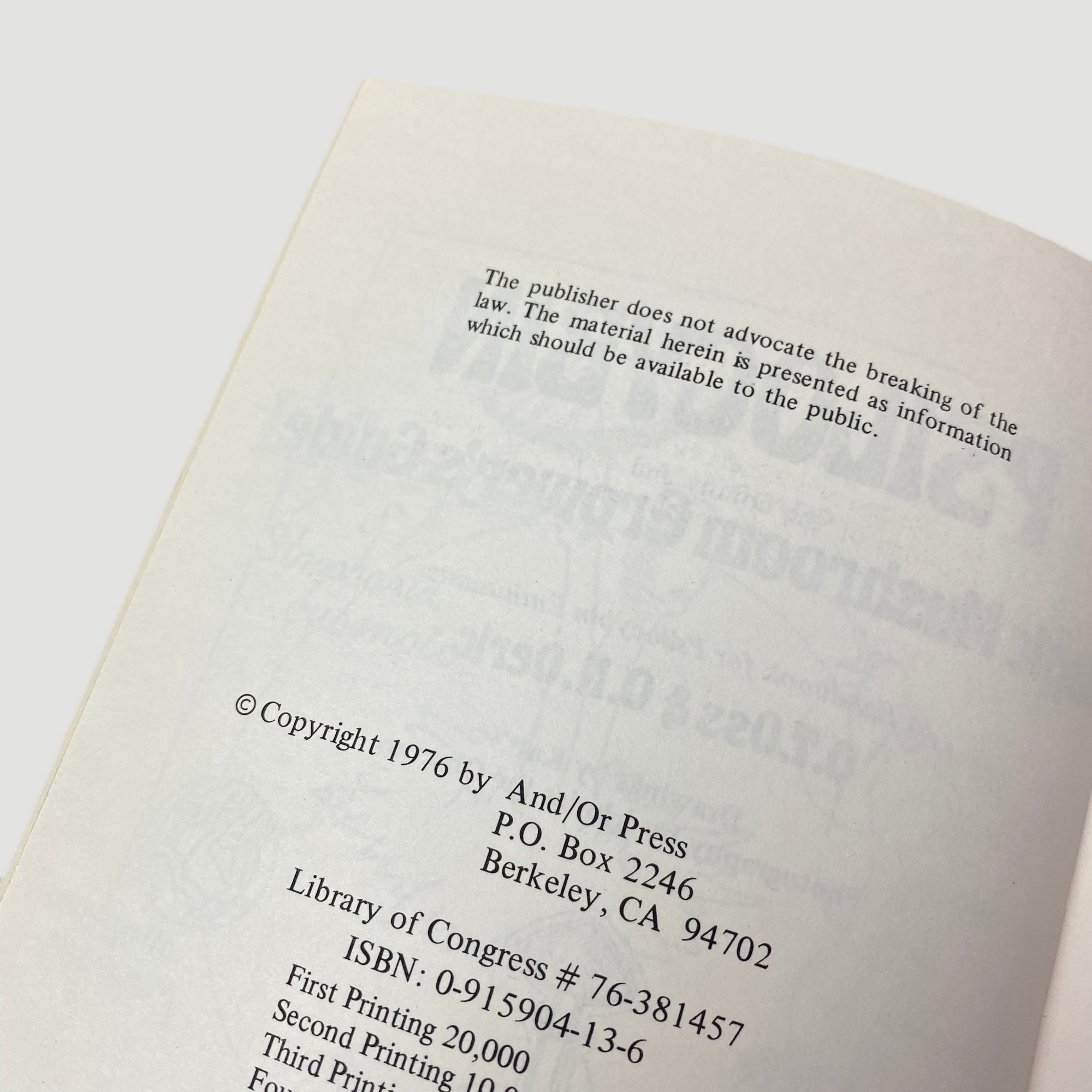 1976 'Psilocybin: Magic Mushroom Grower’s Guide'