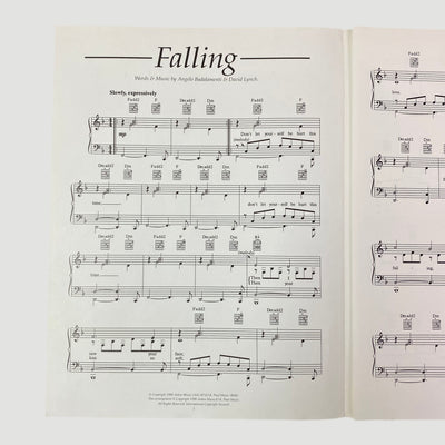 1990 Twin Peaks 'Falling' Sheet Music