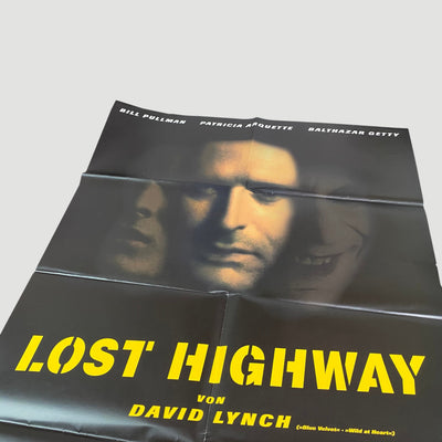 1997 Lost Highway German Theatrical Poster