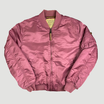 90's Alpha Industries MA1 Reversible Bomber Jacket