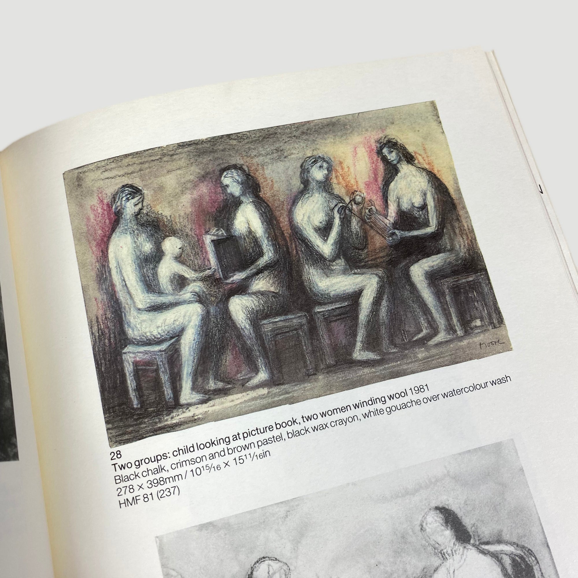 1984 Henry Moore Drawing 1979-83