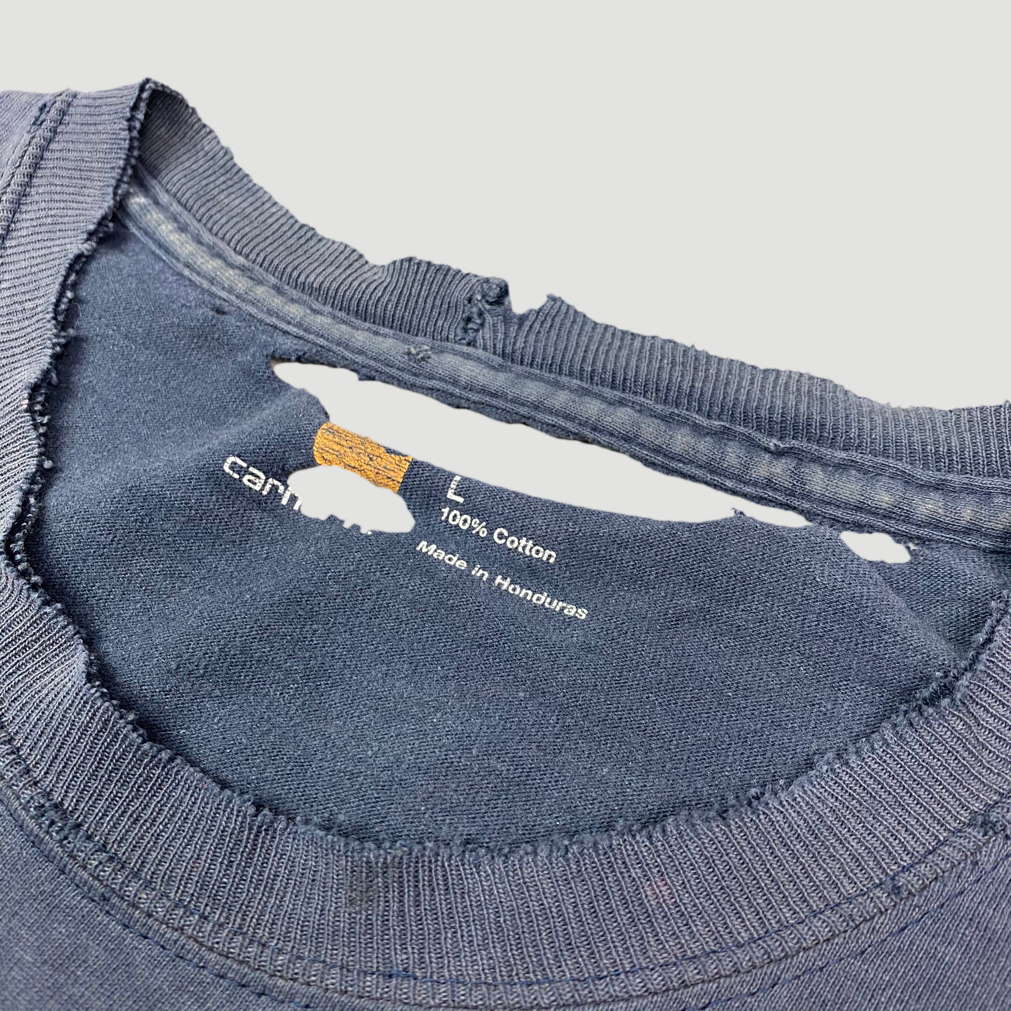 2010's Carhartt Basic Navy Pocket T-Shirt