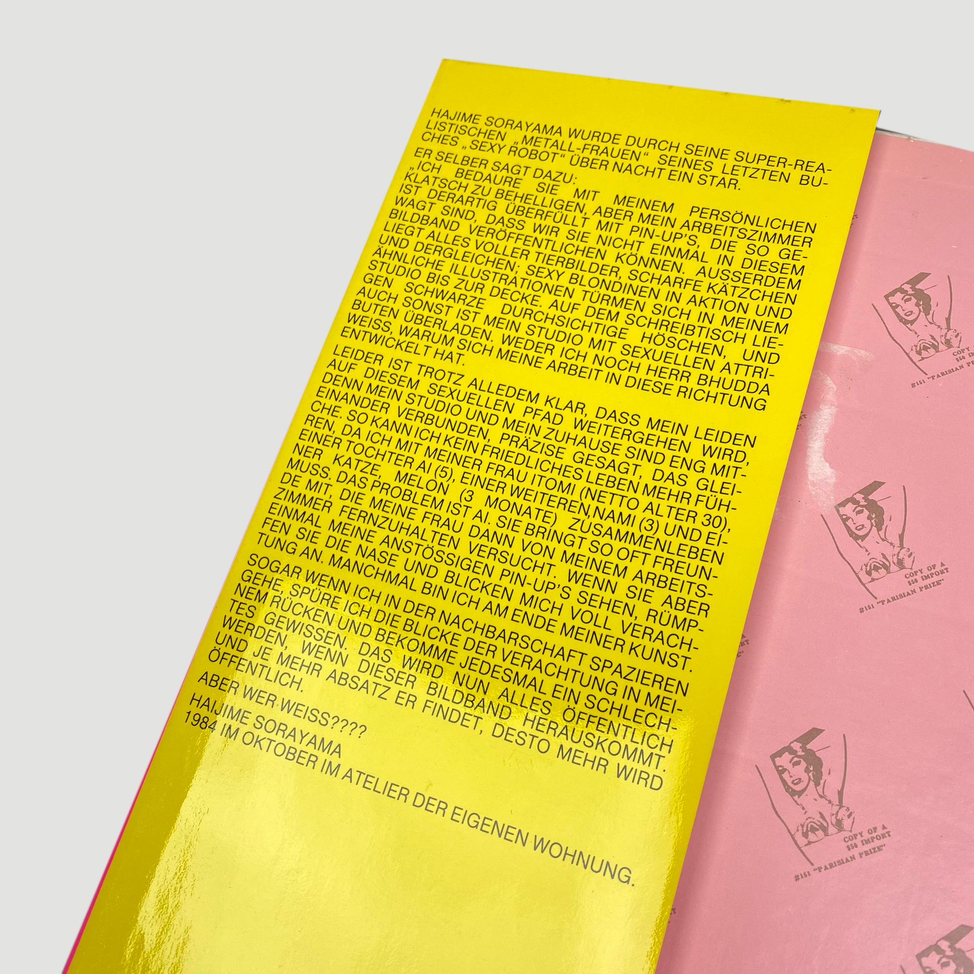 1985 Hajime Sorayama ‘Pin-up’ + Poster