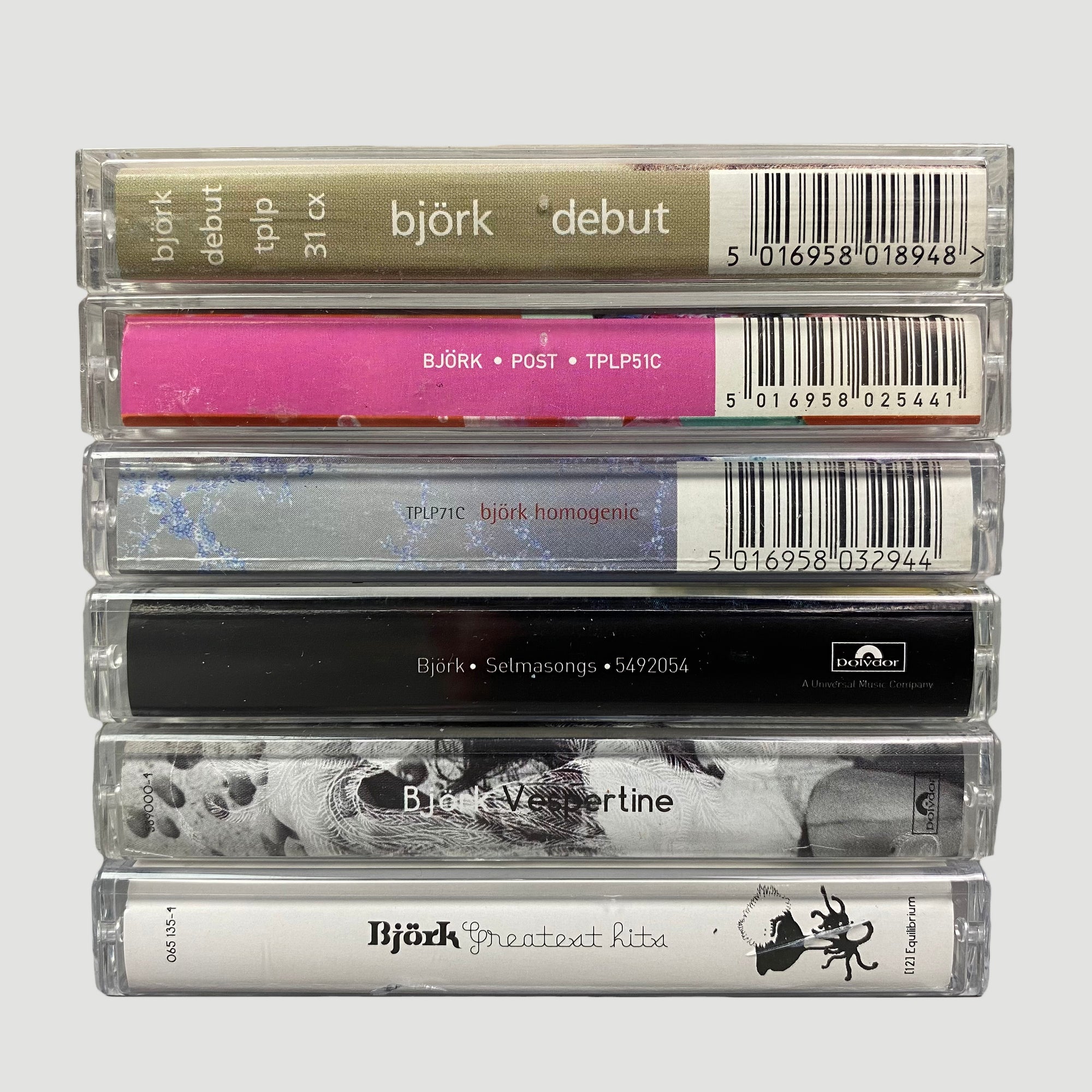 1993-2001 Björk Cassette Set