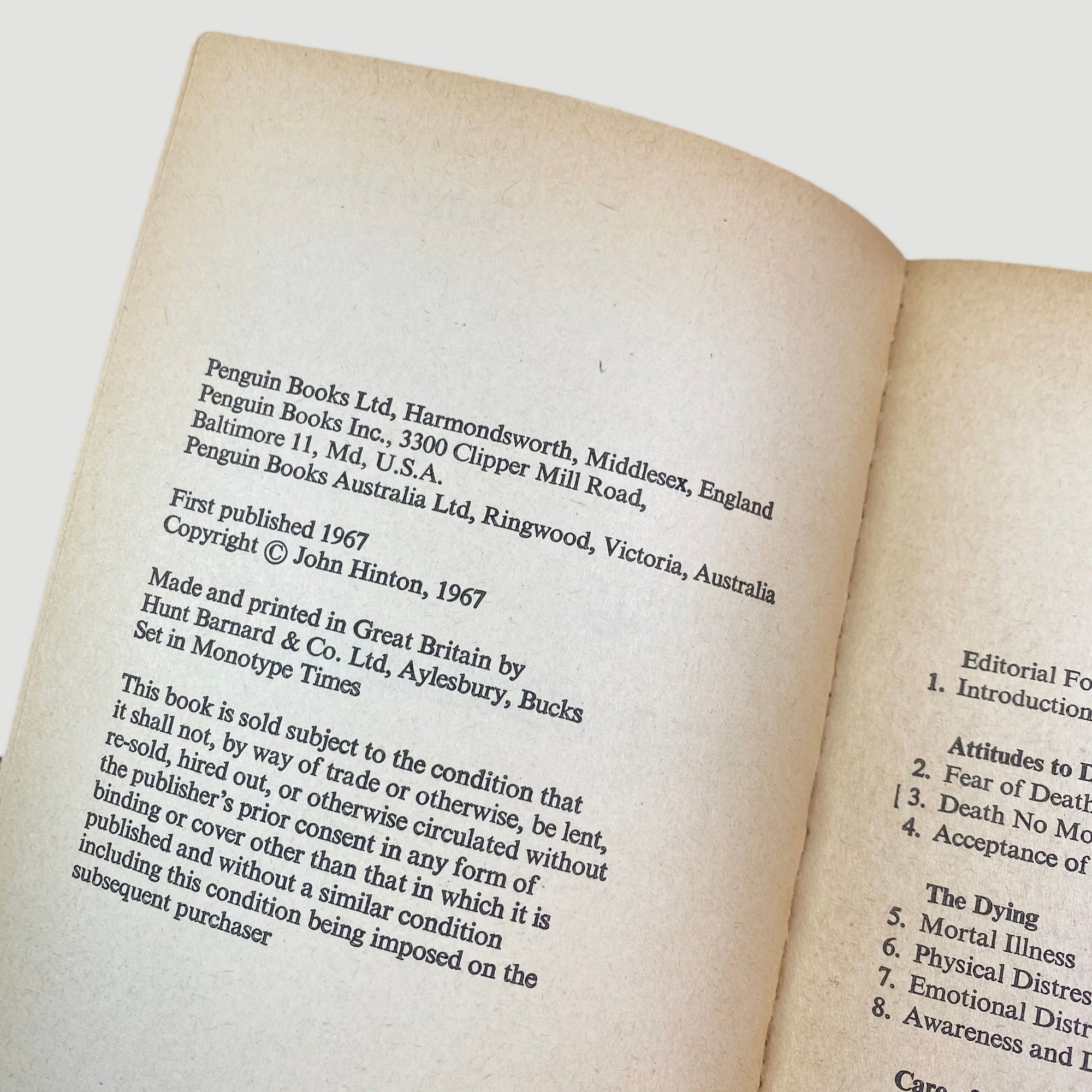 1974 John Hinton 'Dying'