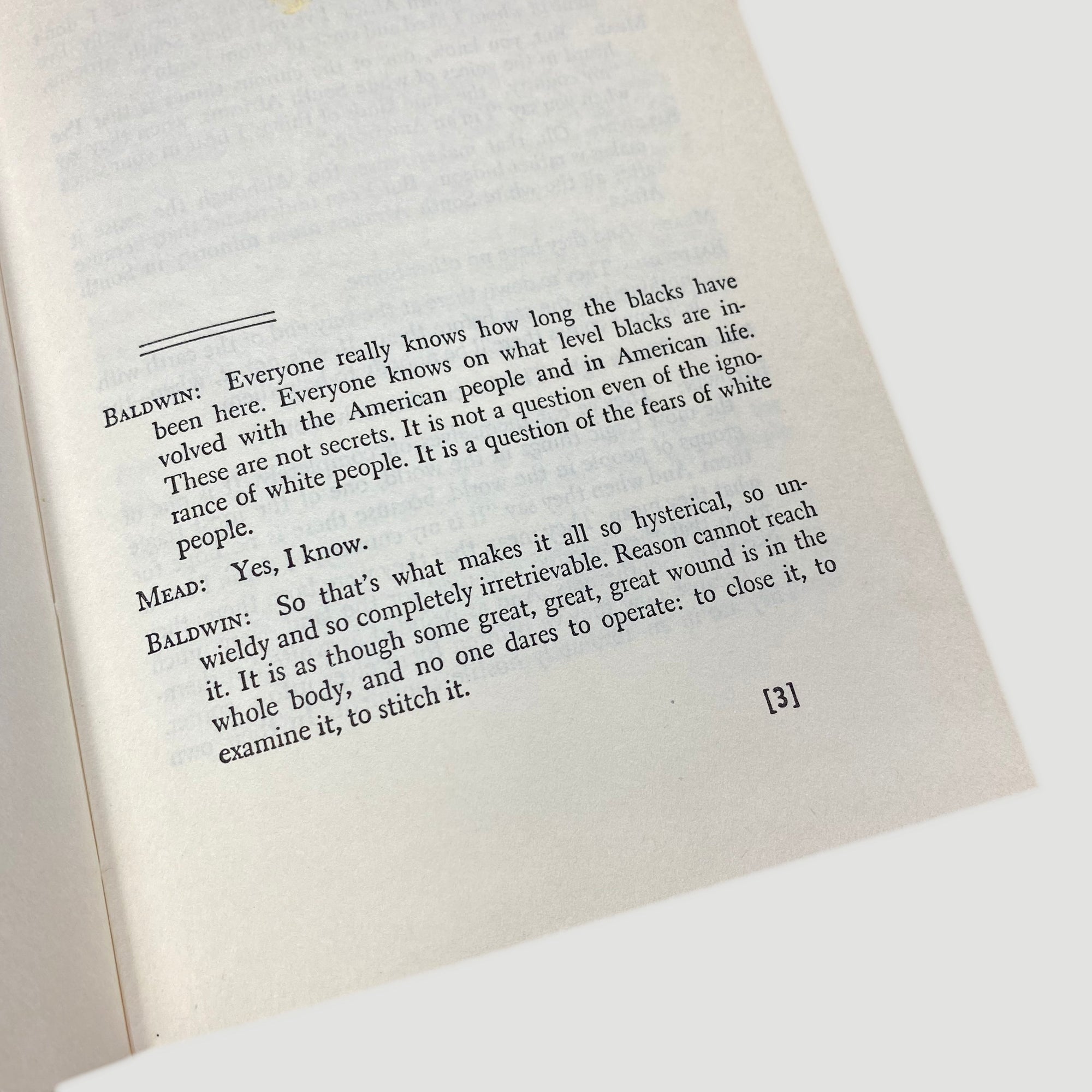 1971 James Baldwin / Margaret Mead A Rap on the Race